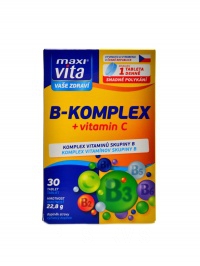 MaxiVita B komplex + vitamn C 30 tablet