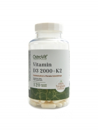 Vitamin D3 2000 IU + K2  vege 120 kapsl