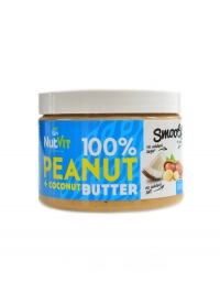 Nutvit 100% peanut butter + coconut 500g aradov mslo s kokosem
