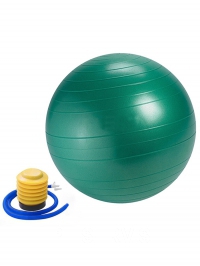 Gymnastick m gymball fitball s pumpikou 65 cm zelen